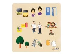 Ahşap Puzzle Zıt Kavramlar 30x30.